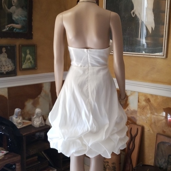 Gorgeous Pretty Maids Ivory Gown NWOT - Picture 4 of 5